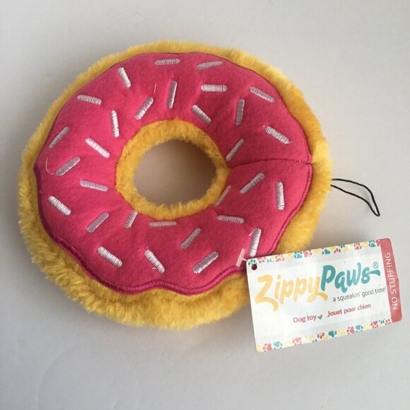 Dog Supplies - NEW ZippyPaws Jumbo Donutz Dog Squeaker Toy - Picture 2 of 7